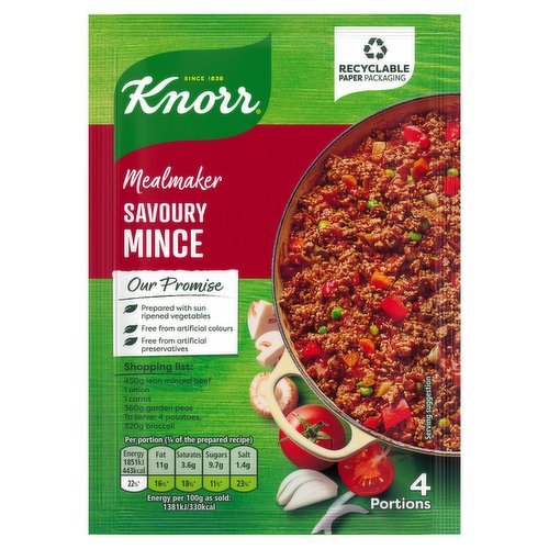 Knorr Mealmaker Savoury Mince 46g