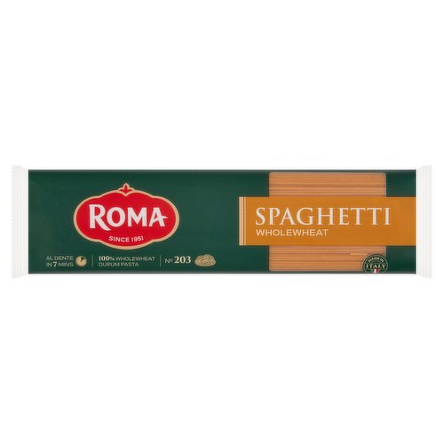 Roma No 203 Wholewheat Spaghetti 500g