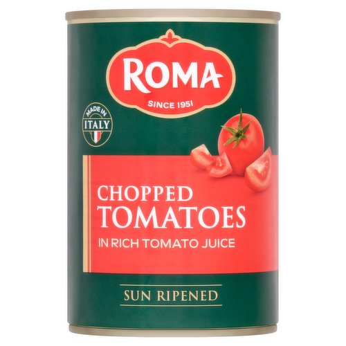 Roma Chopped Tomatoes In Rich Tomato Juice 400g Dunnes Stores