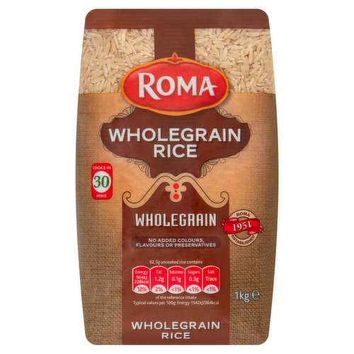 Roma Wholegrain Rice 1kg