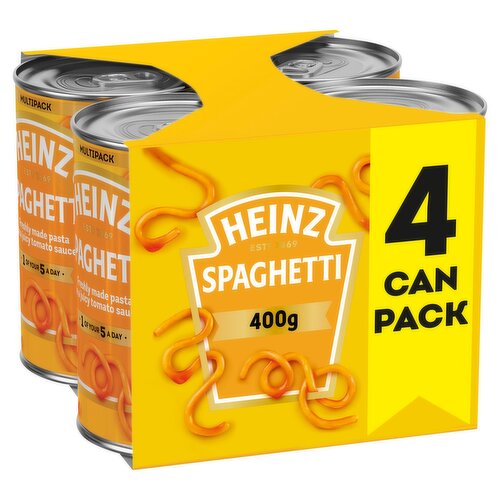 Heinz Tinned Spaghetti  4 x 400g