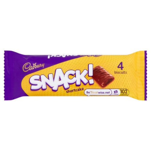 Cadbury Snack Shortcake Chocolate Biscuit, 40g