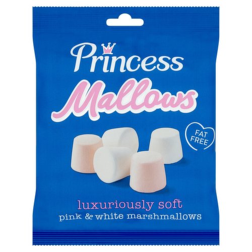 Princess Mallows Pink & White Marshmallows 200g