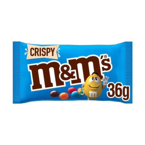 M&M's Crispy Pieces & Milk Chocolate Bag 36g