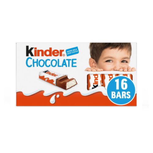 Kinder Small Chocolate Bars Multipack 16 x 12.5g (200g)