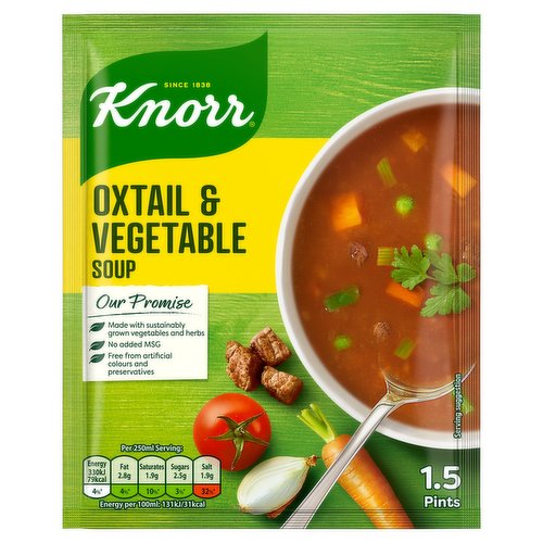 Knorr Oxtail & Vegetable Soup 1.5 Pints/66g