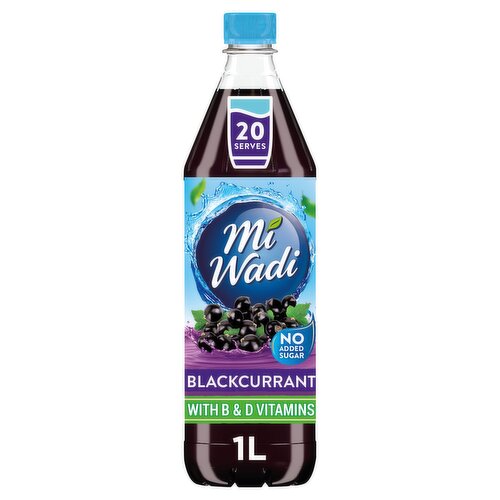 MiWadi Blackcurrant Squash 1L