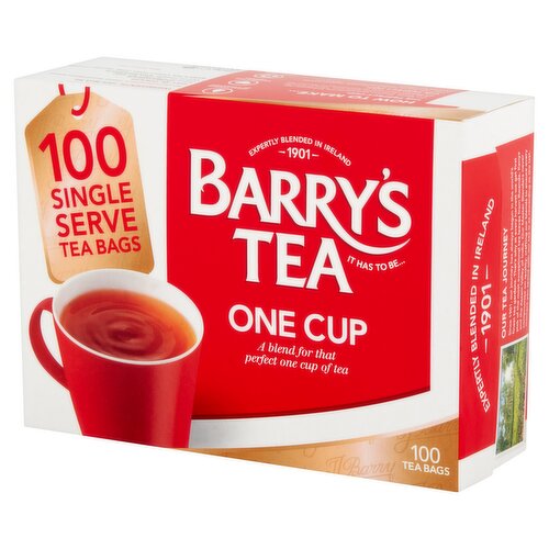 Barry's Tea One Cup 100 Tea Bags 250g