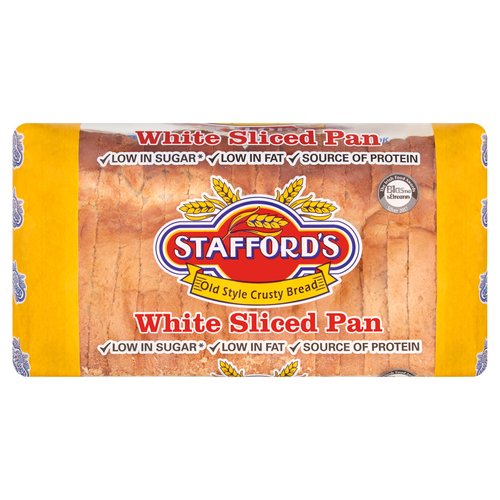 Stafford's White Sliced Pan 750g