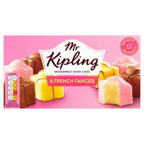 Mr Kipling 8 French Fancies Cakes