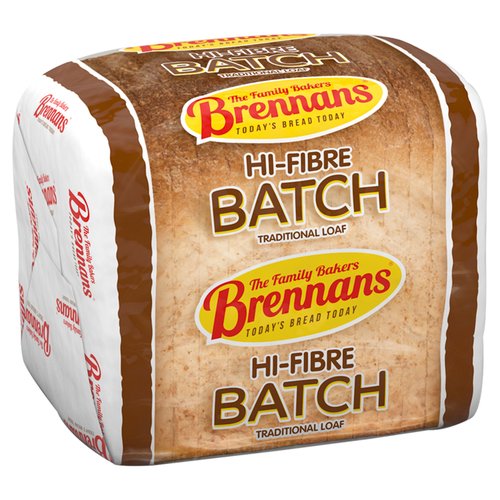 Brennans Hi-Fibre Batch Traditional Loaf 800g