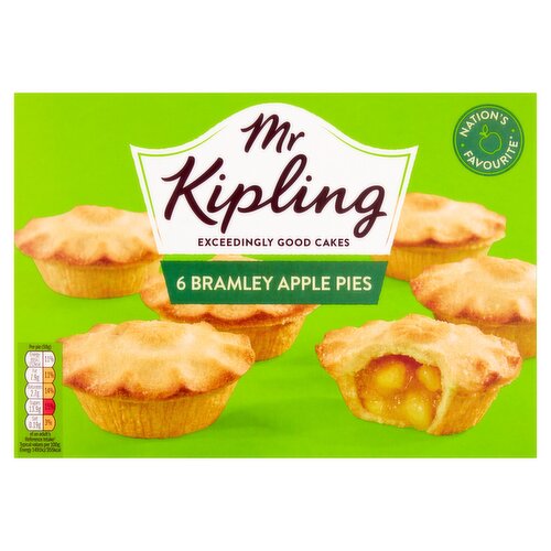 Mr Kipling 6 Bramley Apple Pies