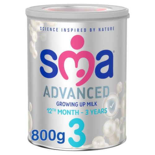 SMA® Advanced 3 Growing Up Baby Milk Powder Formula 1-3 years 800g 