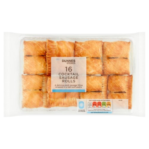 Dunnes Stores 16 Cocktail Sausage Rolls 288g