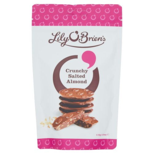 Lily O'Brien's Crunchy Salted Almond 110g