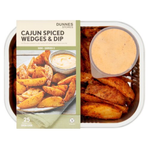 Dunnes Stores Cajun Spiced Wedges & Cajun Dip 450g