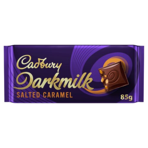 Cadbury Darkmilk Salted Caramel Chocolate Bar 85g