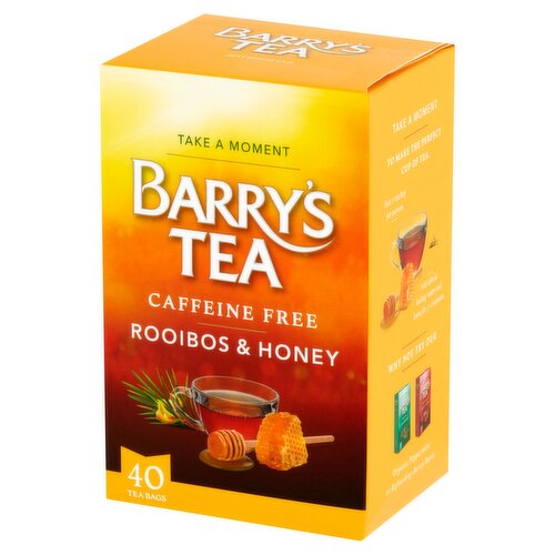 Barry's Tea Caffeine Free Rooibos & Honey 40 Tea Bags 80g