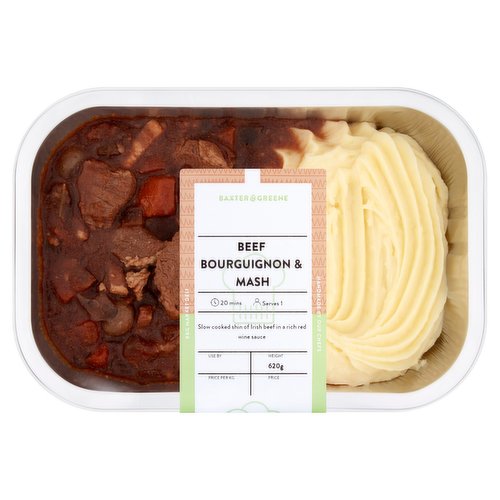 Baxter & Greene Beef Bourguignon & Mash 620g