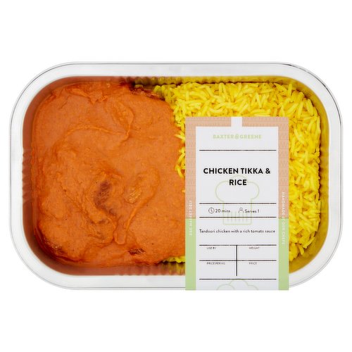 <b>Features</b><br/>B & G Market Deli<br/>Handmade by our Chefs<br/>Tandoori chicken with a rich tomato sauce<br/><br/><b>Pack Size</b><br/>500g ℮<br/><br/><b>Allergy Advice</b><br/>Mustard - Contains<br/>Milk - Contains<br/><br/><b>Usage Count</b><br/>Number of uses - Servings - 1<br/><br/><br/><b>Ingredients</b><br/>Cooked Marinated Chicken 26% {Chicken Breast, Yoghurt (<span style='font-weight: bold;'>Milk</span>), Dijon <span style='font-weight: bold;'>Mustard</span>, Tomato Oil, Lemon Juice, Ginger, Garlic, Salt, Paprika, Chilli Powder, Fenugreek, Garam Masala}<br/>Tomatoes<br/>Onion<br/>Sweet Potato<br/>Carrots<br/>Green Beans<br/>Cream (<span style='font-weight: bold;'>Milk</span>)<br/>Butter (<span style='font-weight: bold;'>Milk</span>)<br/>Sugar<br/>Ginger<br/>Garlic<br/>Rice Flour<br/>Salt<br/>Garam Masala<br/>Rapeseed Oil<br/>Fenugreek<br/>Turmeric<br/>Basmati Rice<br/>Tomato Oil<br/>Garam Masala<br/>Salt<br/>Acidity Regulator: Gucono Delta Lactone<br/>Black Pepper<br/>Ginger<br/>Rice Basmati Rice<br/>Garam Masala<br/>Acidity Regulator: Gugono Delta Lactone<br/><br/><b>Allergy Advice</b><br/>For allergens, including Cereals containing Gluten see ingredients in bold.<br/><br/><br/><b>Allergy Text</b><br/>Produced in a kitchen where other food allergens are handled.<br/><br/><br/><b>Storage Type</b><br/>Chilled<br/><br/><b>Storage and Usage Statements</b><br/>Suitable for Home Freezing - Suitable for Home Freezing<br/>Keep Refrigerated - Keep Refrigerated<br/><br/><b>Storage</b><br/>Keep refrigerated between 0-4°C. Consume within 3 days of opening and use by date.<br/>
Suitable for home freezing. Freeze on day of purchase and consume within 1 month.<br/><br/><b>Storage Conditions</b><br/>Min Temp °C 0<br/>Max Temp °C 4<br/><br/><b>Cooking Guidelines</b><br/>Microwave - From Chilled - Remove film, microwave 850w for 7 mins<br/>Oven cook - From Chilled - Remove film, place in a preheated oven covered in foil at 160°C for 15-20 minutes<br/><br/><b>Company Name</b><br/>Dunnes Stores<br/><br/><b>Company Address</b><br/>46-50 South Great Georges St,<br/>
Dublin 2.<br/><br/><b>Return To</b><br/>Dunnes Stores,<br/>
46-50 South Great Georges St,<br/>
Dublin 2.<br/><br/>