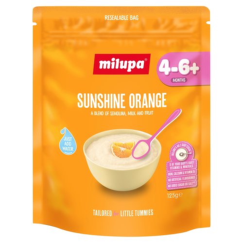Milupa Sunshine Orange 4-6+ Months 125g