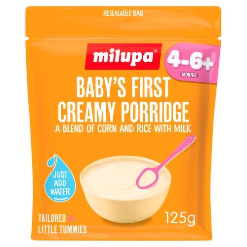 Milupa Baby's First Creamy Porridge 4-6+ Months 125g