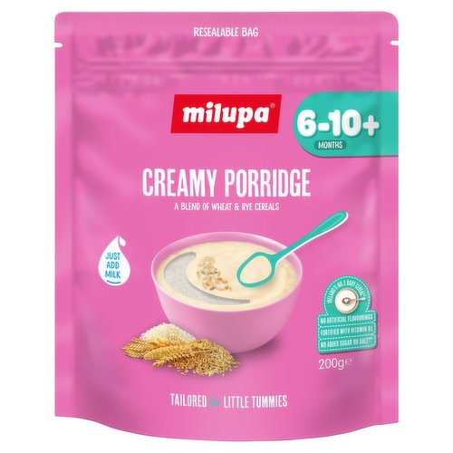 Milupa Creamy Porridge 6-10+ Months 200g