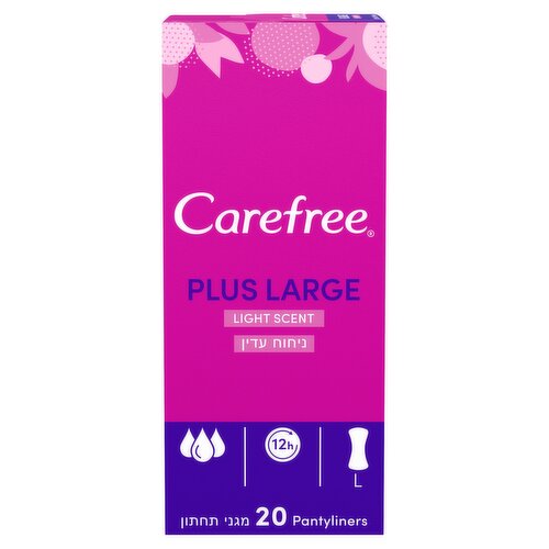 Carefree® Plus Large Light Scent Pantyliners 20ct