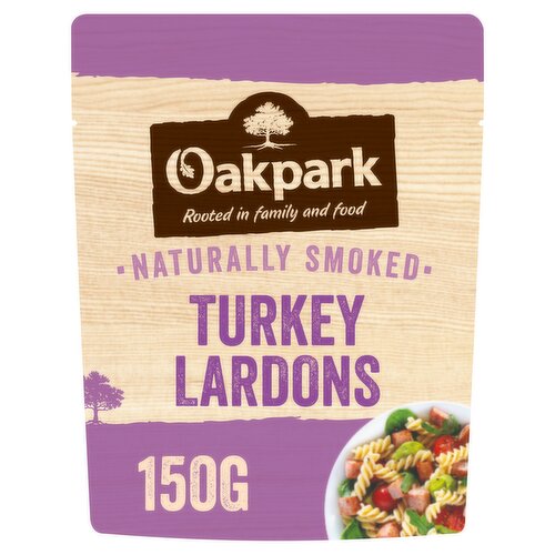 Oakpark Naturally Smoked Turkey Lardons 150g