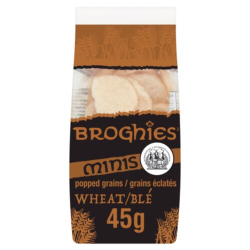 Broghies Wheat Popped Grains Minis 45g