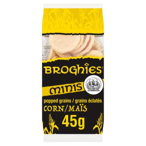 Broghies Corn Popped Grains Minis 45g