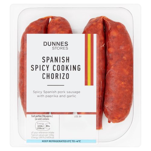 Dunnes Stores Spanish Spicy Cooking Chorizo 200g