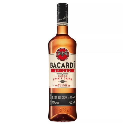 BACARDÍ Spiced Premium Rum Spirit Drink 70cL