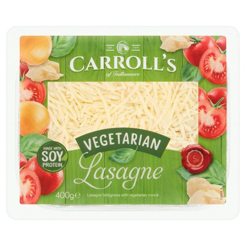 Carroll's of Tullamore Vegetarian Lasagne 400g