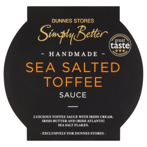 Dunnes Stores Simply Better Sea Salted Toffee Sauce 180g