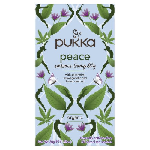 Pukka Organic Peace Herbal Tea with Peppermint 20s