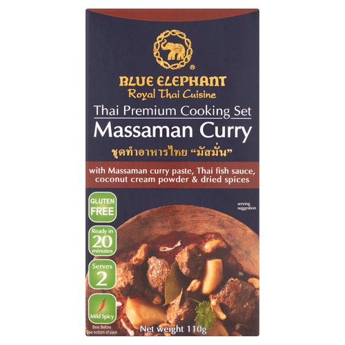 Blue Elephant Royal Thai Cuisine Thai Premium Cooking Set Massaman Curry 110g