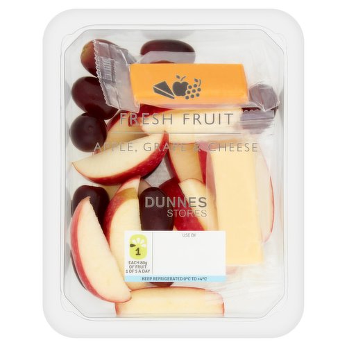 Dunnes Stores Fresh Fruit Apple, Grape & Cheese 200g