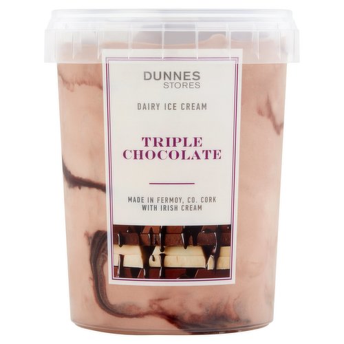 Dunnes Stores Dairy Ice Cream Triple Chocolate 950ml