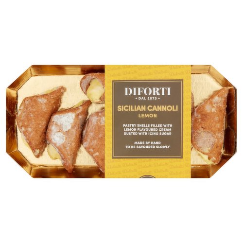 Sheridans Cheesemongers Diforti Sicilian Cannoli Lemon 150g