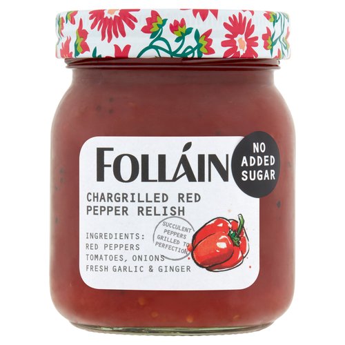 Folláin Chargrilled Red Pepper Relish 320g