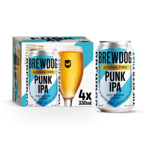 BrewDog Punk Alcohol Free IPA 4 x 330ml