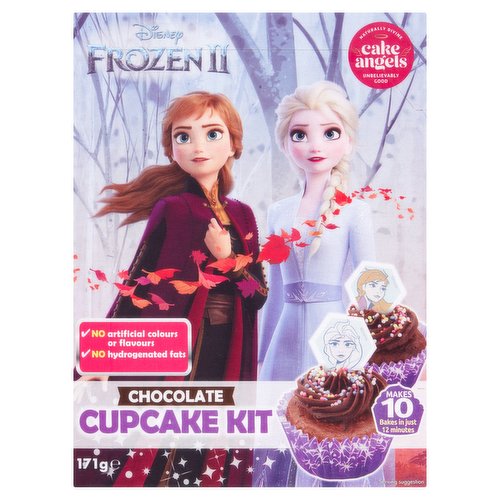 cake angels Disney Frozen II Chocolate Cupcake Kit 171g