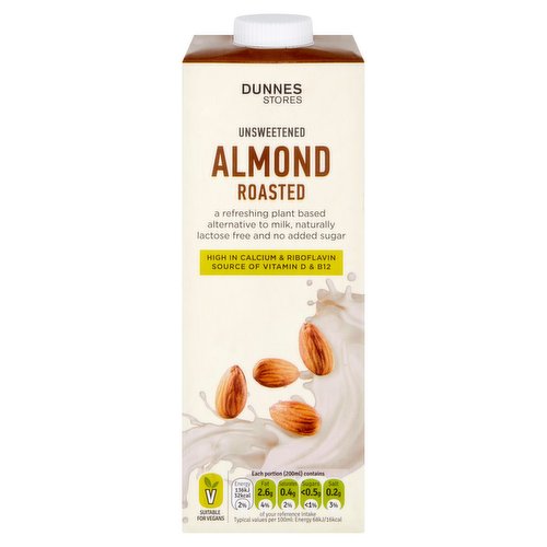 Dunnes Stores Unsweetened Almond Roasted 1 litre