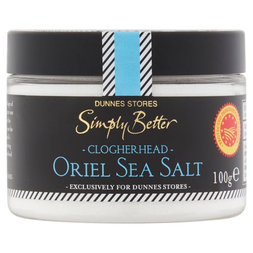 <b>Features</b><br/>Harvested in Clogherhead Co. Louth<br/><br/><b>Pack Size</b><br/>100g ℮<br/><br/><br/><b>Ingredients</b><br/>Irish Sea Salt (100%)<br/><br/><b>Storage Type</b><br/>Ambient<br/><br/><b>Storage</b><br/>Store in a cool dry place. For 'best before' date, see base of pack.<br/><br/><b>Origin</b><br/>Produced in Co. Louth and packed in Co. Roscommon<br/><br/><b>Company Name</b><br/>Dunnes Stores<br/><br/><b>Company Address</b><br/>Dunnes Stores,<br/>
46-50 South Great George's Street,<br/>
Dublin 2.<br/>
<br/>
Dunnes Stores,<br/>
Store 3,<br/>
Forestside S.C.,<br/>
Upr. Galwally Rd.,<br/>
Belfast,<br/>
BT8 6FX.<br/><br/><b>Return To</b><br/>Dunnes Stores,<br/>
46-50 South Great George's Street,<br/>
Dublin 2.<br/>
<br/>
Dunnes Stores,<br/>
Store 3,<br/>
Forestside S.C.,<br/>
Upr. Galwally Rd.,<br/>
Belfast,<br/>
BT8 6FX.<br/><br/>