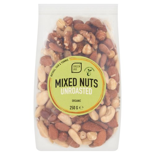 Green Age Unroasted Mixed Nuts 250g