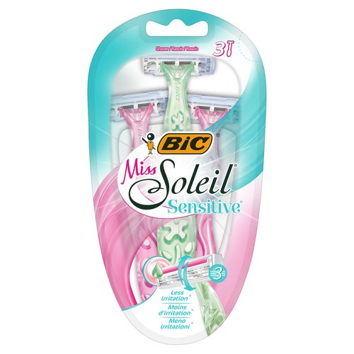 BIC Miss Soleil Sensitive Women's Razors x3