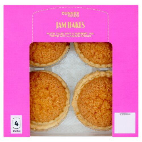 Dunnes Stores 4 Jam Bakes 186g