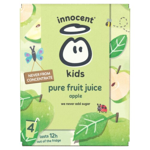 Innocent Kids Pure Fruit Juice Apple 4 x 150ml