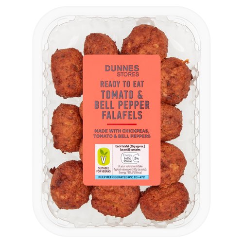 Dunnes Stores Tomato & Bell Pepper Falafels 200g